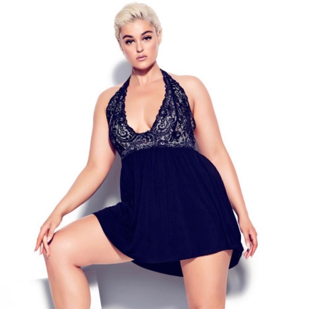 Fox + royal plus size babydoll dress